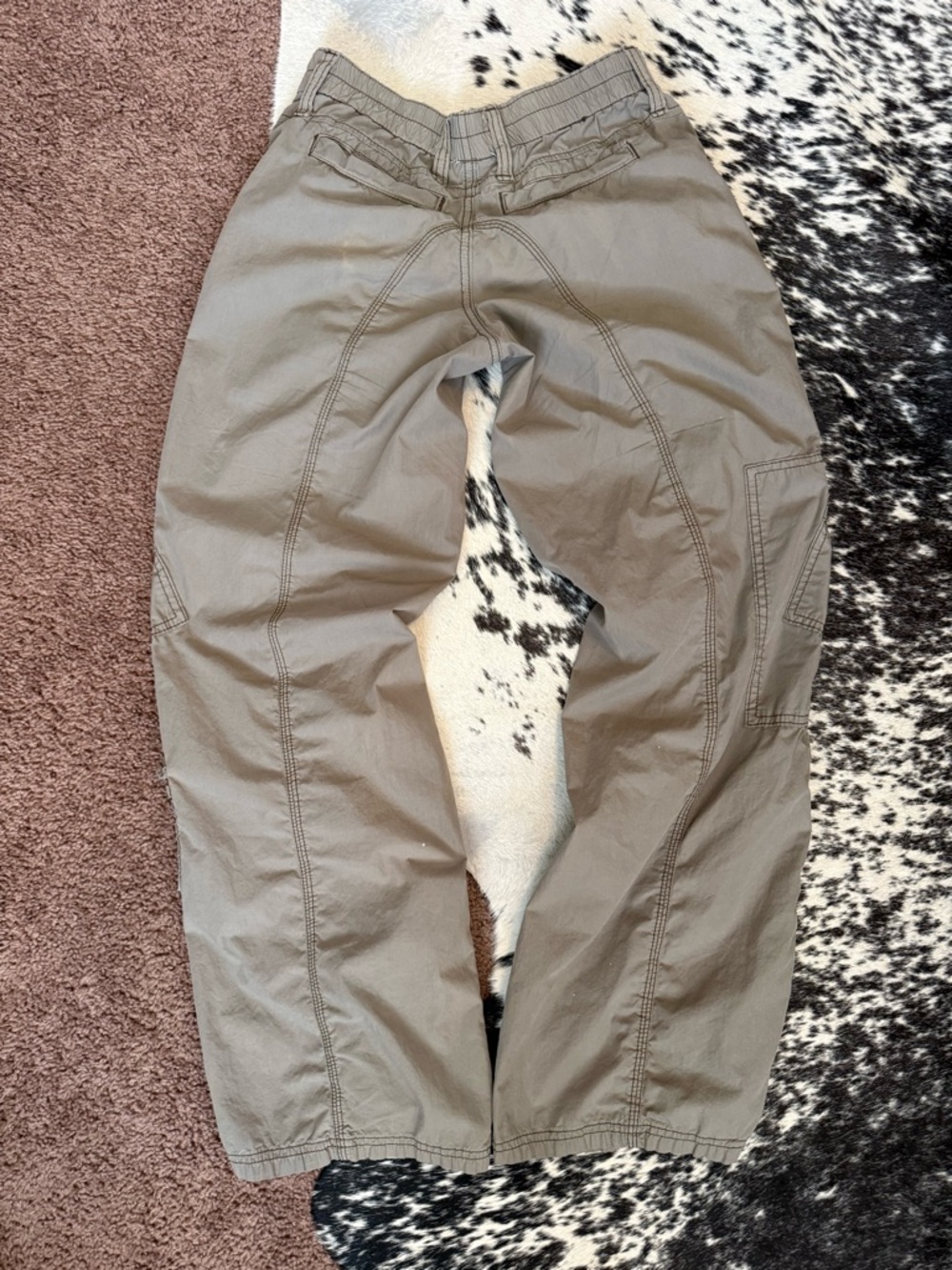 BDG Y2K Cargo Pants in Olive/Gray